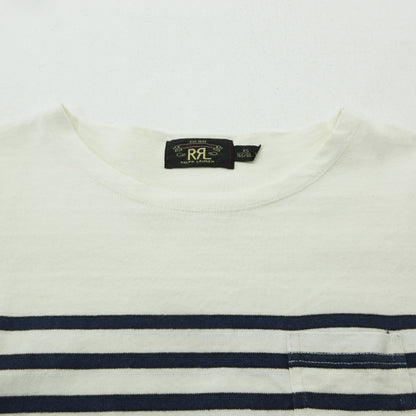 RRL(RALPH LAUREN) | ダブルアールエルラルフローレン 半袖Ｔシャツ ホワイト×ネイビー サイズ：XS【三重本店】
