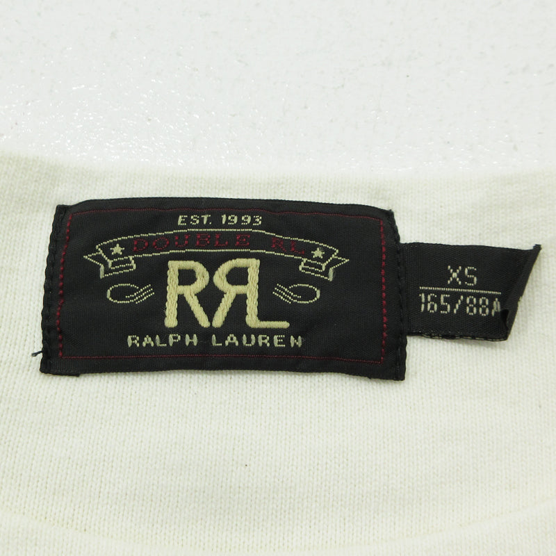 RRL(RALPH LAUREN) | ダブルアールエルラルフローレン 半袖Ｔシャツ ホワイト×ネイビー サイズ：XS【三重本店】