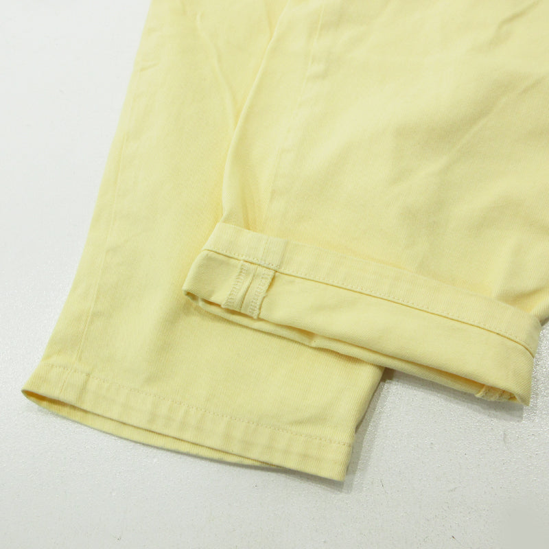 DESCENDANT | ディセンダント ORGANIC COTTON TWILL TROUSERS パンツ DC-3 イエロー サイズ：2【三重本店】