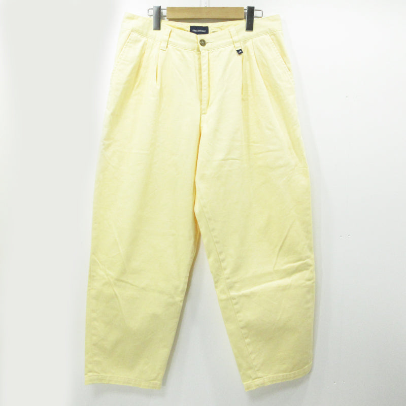 DESCENDANT | ディセンダント ORGANIC COTTON TWILL TROUSERS パンツ DC-3 イエロー サイズ：2【三重本店】