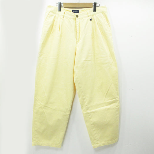 DESCENDANT | ディセンダント ORGANIC COTTON TWILL TROUSERS パンツ DC-3 イエロー サイズ：2【三重本店】