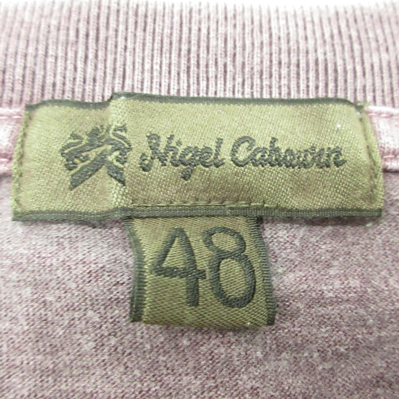 Nigel Cabourn | ナイジェルケーボン 半袖Ｔシャツ 8048-00-21201 パープル サイズ：48【三重本店】
