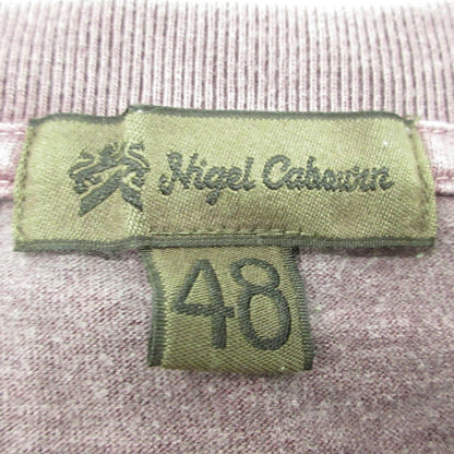 Nigel Cabourn | ナイジェルケーボン 半袖Ｔシャツ 8048-00-21201 パープル サイズ：48【三重本店】