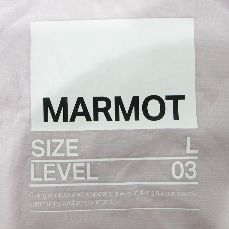 MARMOT | マーモット PERTEX TRANSITION SHEER JACKET パーテックストランジションシアージャケット ロゴプリントシアー ナイロンジャケット 24SS-L3-01 ライトパープル サイズ：L【三重本店】