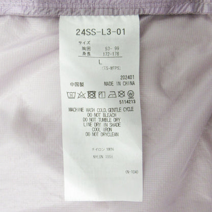 MARMOT | マーモット PERTEX TRANSITION SHEER JACKET パーテックストランジションシアージャケット ロゴプリントシアー ナイロンジャケット 24SS-L3-01 ライトパープル サイズ：L【三重本店】