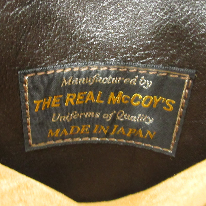 The REAL McCOY'S | ザリアルマッコイズ TYPE A-1 レザー MJ16102 ブラック サイズ：34【三重本店】