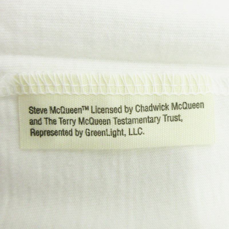 TOYS McCOY | トイズマッコイ STEEVE McQUEEN スティーブ・マックイーン 半袖Ｔシャツ ホワイト サイズ：M【三重本店】