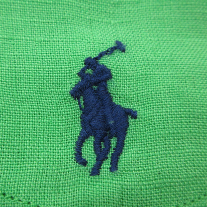 POLO RALPH LAUREN | ポロ・ラルフローレン リネン ショートスリーブ シャツ 半袖シャツ グリーン サイズ：M【三重本店】