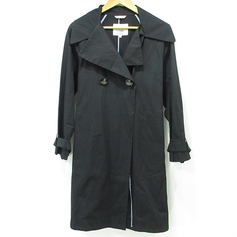 Vivienne Westwood Red Label | ヴィヴィアンウエストウッド レッドレーベル トレンチコート オーブボタン トレンチコート 16-01-661004 ブラック サイズ：2【三重本店】