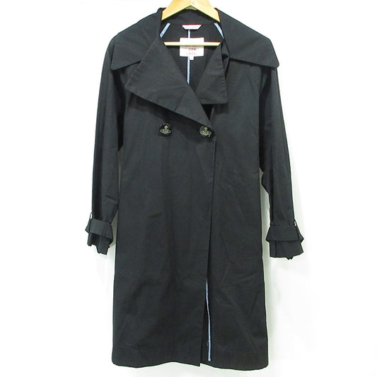 Vivienne Westwood Red Label | ヴィヴィアンウエストウッド レッドレーベル トレンチコート オーブボタン トレンチコート 16-01-661004 ブラック サイズ：2【三重本店】