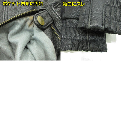 KADOYA | カドヤ NEW CONCEPTER レーシングジャケット レザー ブラック サイズ：L【三重本店】