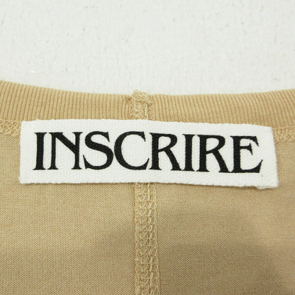 INSCRIRE｜アンスクリア 半袖Ｔシャツ 12ISS-CUT11 ベージュ サイズ：FreeSize【三重本店】