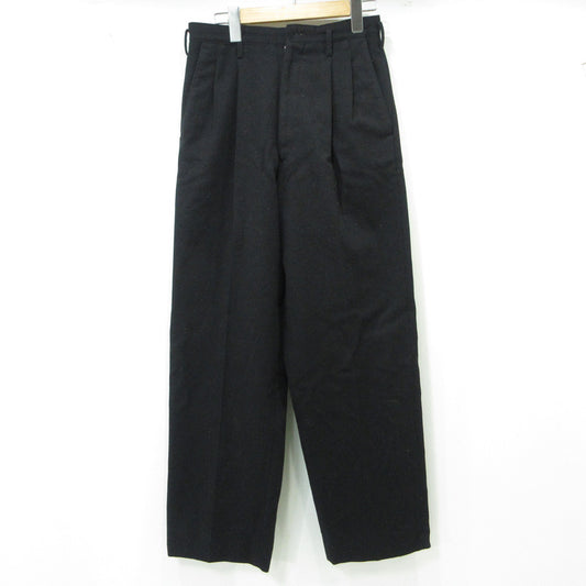Y's for men | ワイズ フォー メン ヨウジヤマモト 初期タグ ウール混2タックパンツ スラックス その他ボトムス 4-4 ブラック サイズ：S【三重本店】