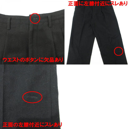 Y's for men | ワイズ フォー メン ヨウジヤマモト 初期タグ ウール混2タックパンツ スラックス その他ボトムス 4-4 ブラック サイズ：S【三重本店】