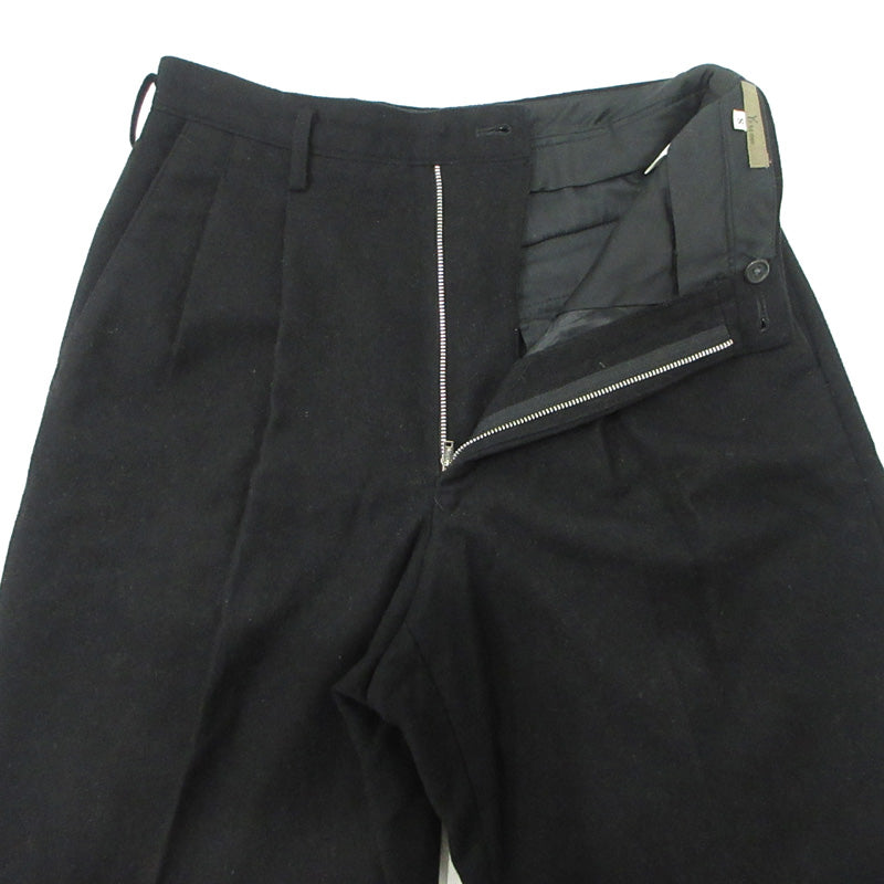 Y's for men | ワイズ フォー メン ヨウジヤマモト 初期タグ ウール混2タックパンツ スラックス その他ボトムス 4-4 ブラック サイズ：S【三重本店】