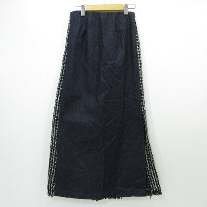 furfur | ファーファー 切り替えチェックスカート スカート RWFS224047 ブラック×ネイビー サイズ：FreeSize【三重本店】