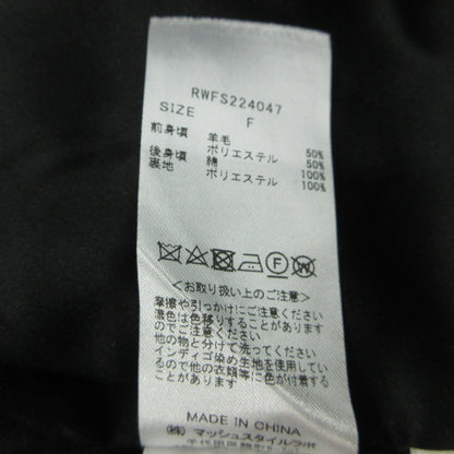 furfur | ファーファー 切り替えチェックスカート スカート RWFS224047 ブラック×ネイビー サイズ：FreeSize【三重本店】