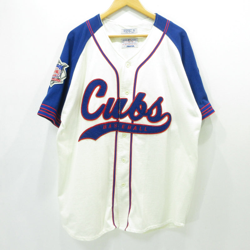 OLD | オールド starter chicago cubs mlb 半袖シャツ ホワイト サイズ：XL【三重本店】
