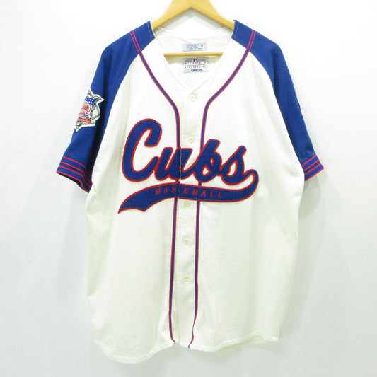 OLD | オールド starter chicago cubs mlb 半袖シャツ ホワイト サイズ：XL【三重本店】