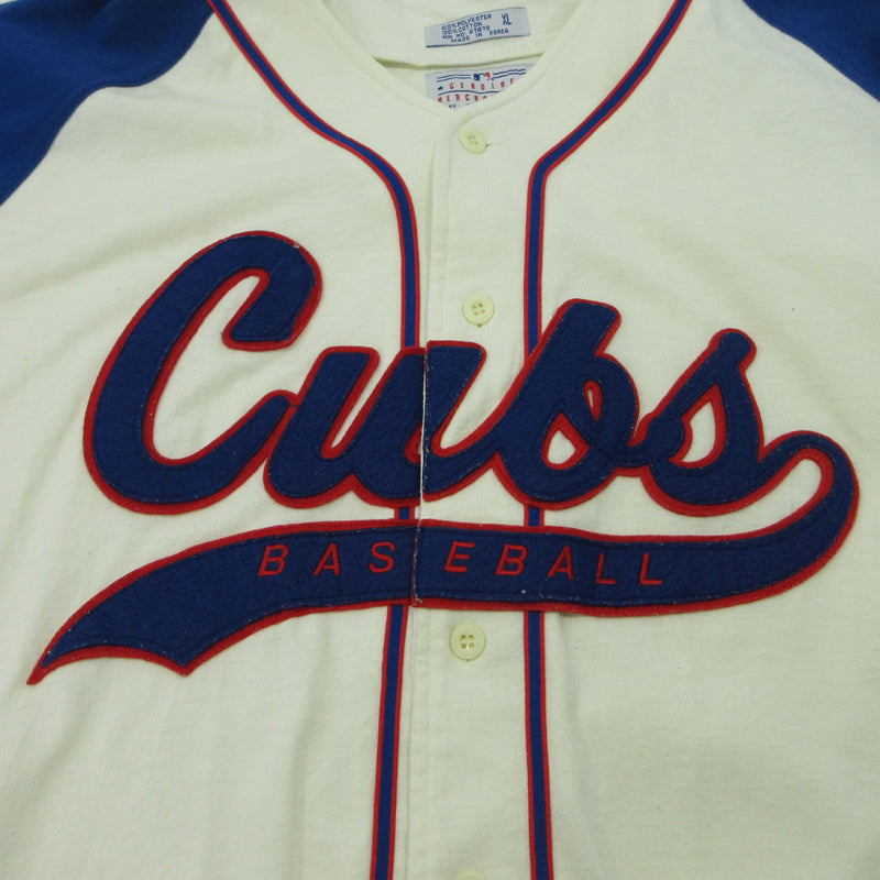 OLD | オールド starter chicago cubs mlb 半袖シャツ ホワイト サイズ：XL【三重本店】