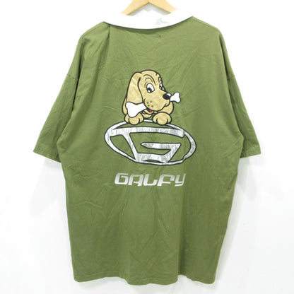 GALFY | ガルフィー 犬 DOG ドッグ半袖 ポロシャツ 142002 カーキグリーン サイズ：XL【三重本店】
