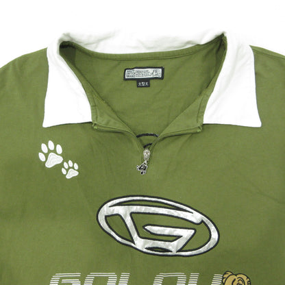 GALFY | ガルフィー 犬 DOG ドッグ半袖 ポロシャツ 142002 カーキグリーン サイズ：XL【三重本店】