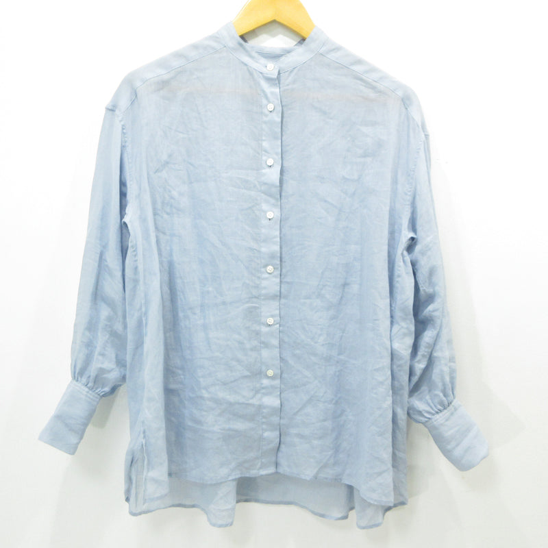 IENA | イエナ バンドカラーシャツ 長袖シャツ 25050900950020 ライトブルー サイズ：34【三重本店】
