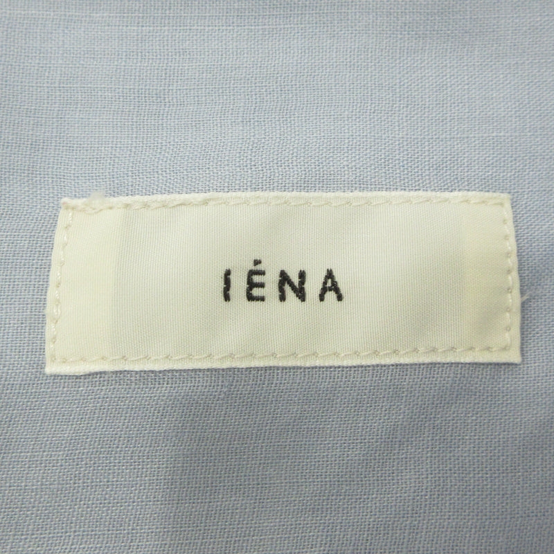 IENA | イエナ バンドカラーシャツ 長袖シャツ 25050900950020 ライトブルー サイズ：34【三重本店】