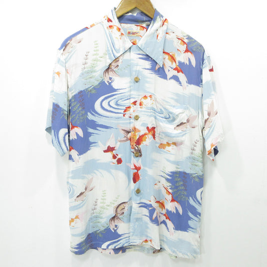 SUN SURF | サンサーフ 金魚 アロハシャツ ハワイアンシャツ 総柄半袖シャツ その他トップス ブルー マルチカラー サイズ：M【三重本店】