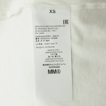 Maison Margiela | メゾンマルジェラ MM6 エムエム6 半袖Ｔシャツ S52GC0151 ホワイト サイズ：XS【三重本店】