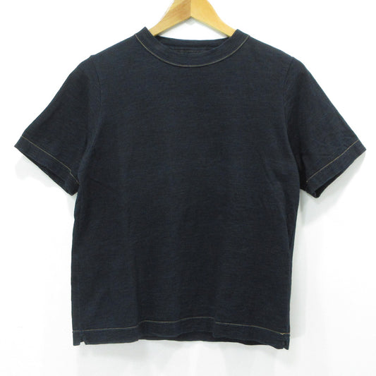 45rpm | ４５アールピーエム 45R ロゴ刺繍 半袖Ｔシャツ ネイビー サイズ：不明【三重本店】