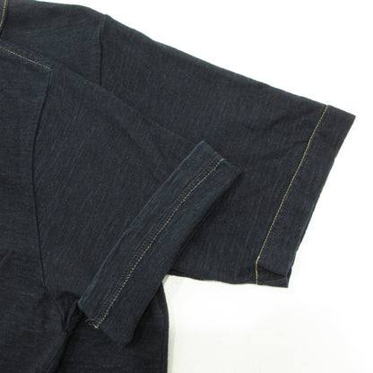 45rpm | ４５アールピーエム 45R ロゴ刺繍 半袖Ｔシャツ ネイビー サイズ：不明【三重本店】