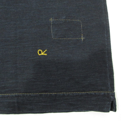 45rpm | ４５アールピーエム 45R ロゴ刺繍 半袖Ｔシャツ ネイビー サイズ：不明【三重本店】