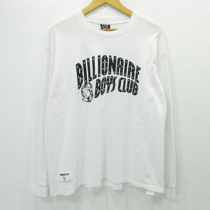 Billionaire Boys Club | ビリオネアボーイズクラブ COTTON L/S T-SHIRT ARCH LOGO 長袖Ｔシャツ BBCJP233T007 ホワイト サイズ：L【三重本店】