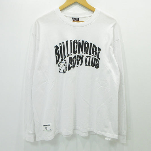 Billionaire Boys Club | ビリオネアボーイズクラブ COTTON L/S T-SHIRT ARCH LOGO 長袖Ｔシャツ BBCJP233T007 ホワイト サイズ：L【三重本店】