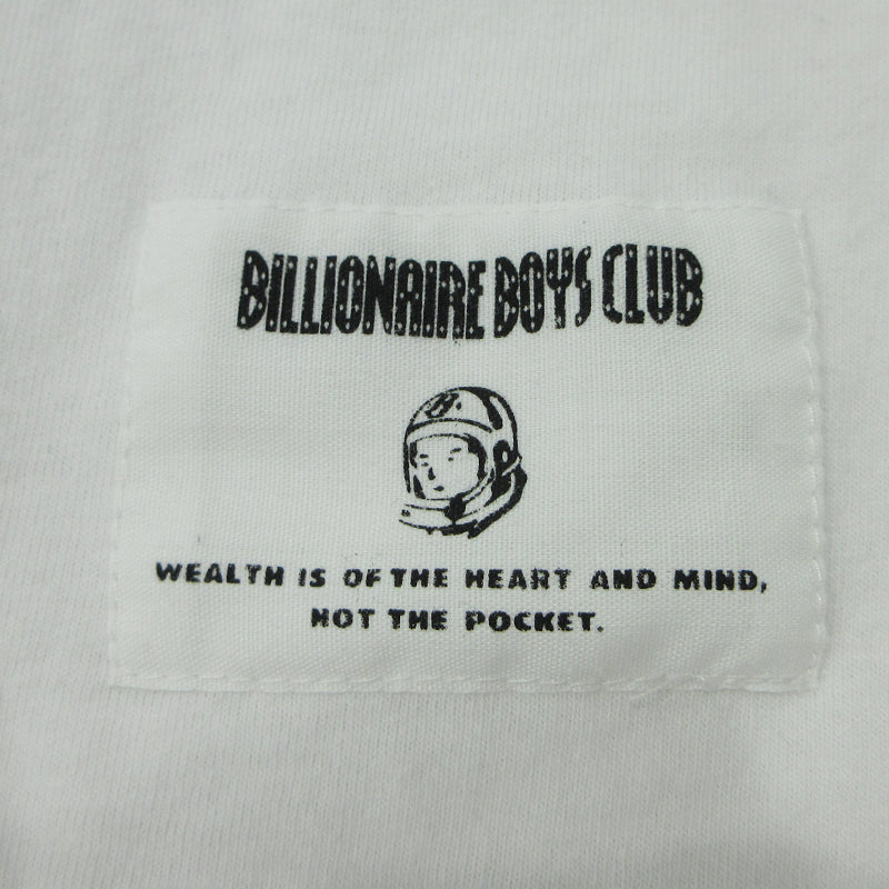 Billionaire Boys Club | ビリオネアボーイズクラブ COTTON L/S T-SHIRT ARCH LOGO 長袖Ｔシャツ BBCJP233T007 ホワイト サイズ：L【三重本店】
