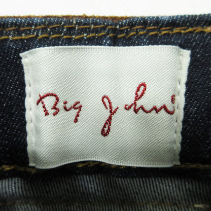 BIG JOHN | ビッグジョン ストレッチ ジップフライ デニムパンツ MMM204N ネイビー インディゴ サイズ：S【三重本店】
