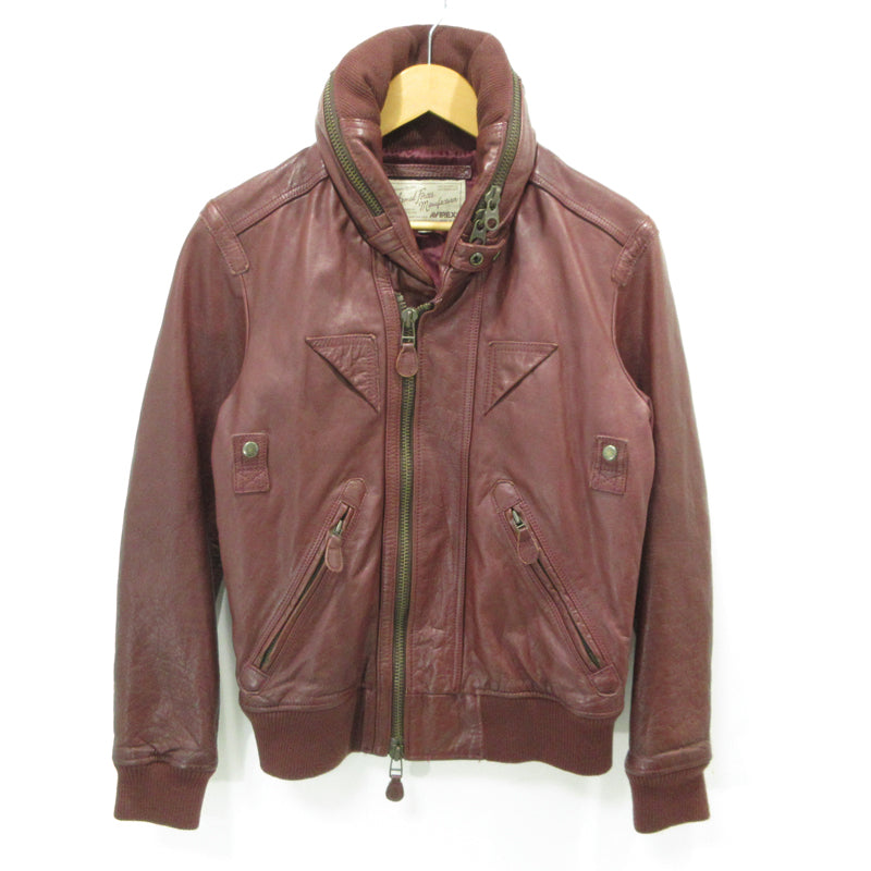 AVIREX | アヴィレックス CUSTOM LEATHER レザー 6131003 レッド サイズ：M【三重本店】