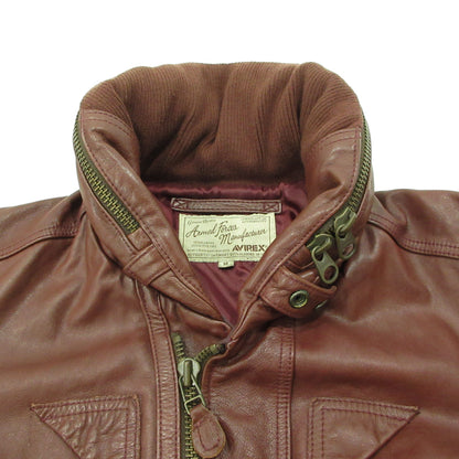 AVIREX | アヴィレックス CUSTOM LEATHER レザー 6131003 レッド サイズ：M【三重本店】