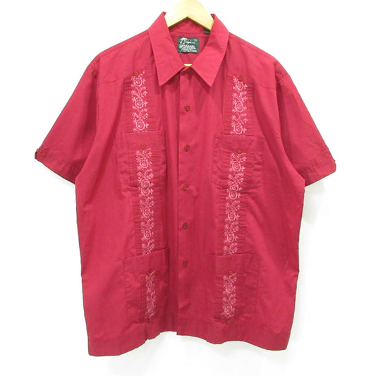 半袖シャツ レッド系 サイズ：XL【三重本店】