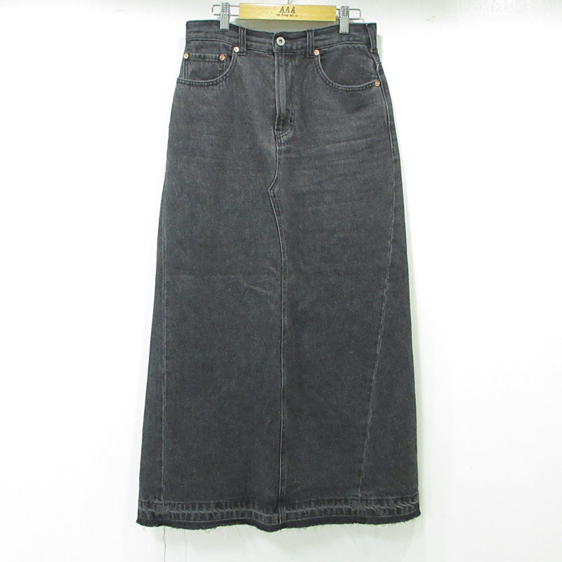IENA SLOBE | イエナ スローブ Le Denim デニムロングスカート スカート 23060912705020 ブラック サイズ：36【三重本店】