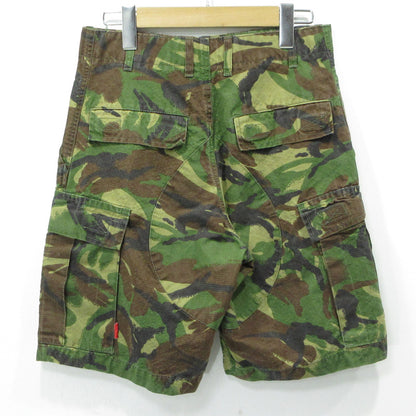 W)TAPS | ダブルタップス 迷彩柄 総柄ショートカーゴパンツ ショートパンツ 35d40.33NL139d42 カーキグリーン カモ マルチカラー サイズ：S【三重本店】