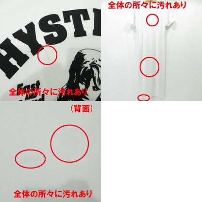 HYSTERIC GLAMOUR | ヒステリックグラマー MOTOR CITY HONEY pt ロングワンピース モーターシティハニー プリント半袖 ワンピース 01173CO01 ホワイト サイズ：FreeSize【三重本店】