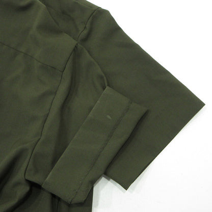 Sacai | サカイ Suiting Mix Pullover スーティングミックスプルオーバー 胸ポケット半袖Tシャツ カットソー 22-02671M カーキグリーン サイズ：1【三重本店】