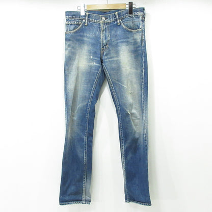 VISVIM | ビズビム social sculpture denim 04D5 ダメージ加工 USED加工ジップフライ デニムパンツ 0112305005004 ブルー インディゴ サイズ：32【三重本店】