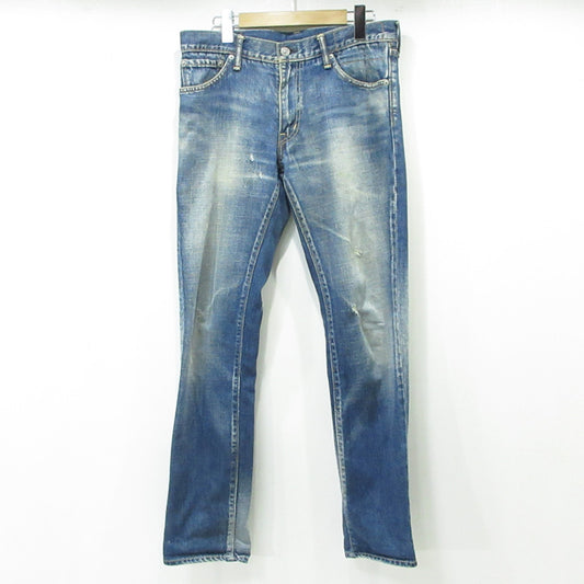 VISVIM | ビズビム social sculpture denim 04D5 ダメージ加工 USED加工ジップフライ デニムパンツ 0112305005004 ブルー インディゴ サイズ：32【三重本店】