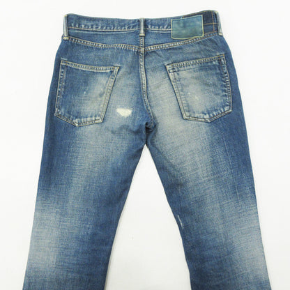 VISVIM | ビズビム social sculpture denim 04D5 ダメージ加工 USED加工ジップフライ デニムパンツ 0112305005004 ブルー インディゴ サイズ：32【三重本店】