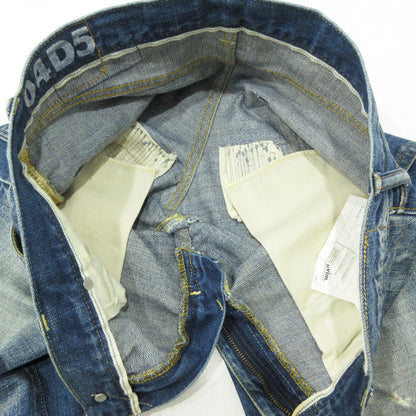 VISVIM | ビズビム social sculpture denim 04D5 ダメージ加工 USED加工ジップフライ デニムパンツ 0112305005004 ブルー インディゴ サイズ：32【三重本店】