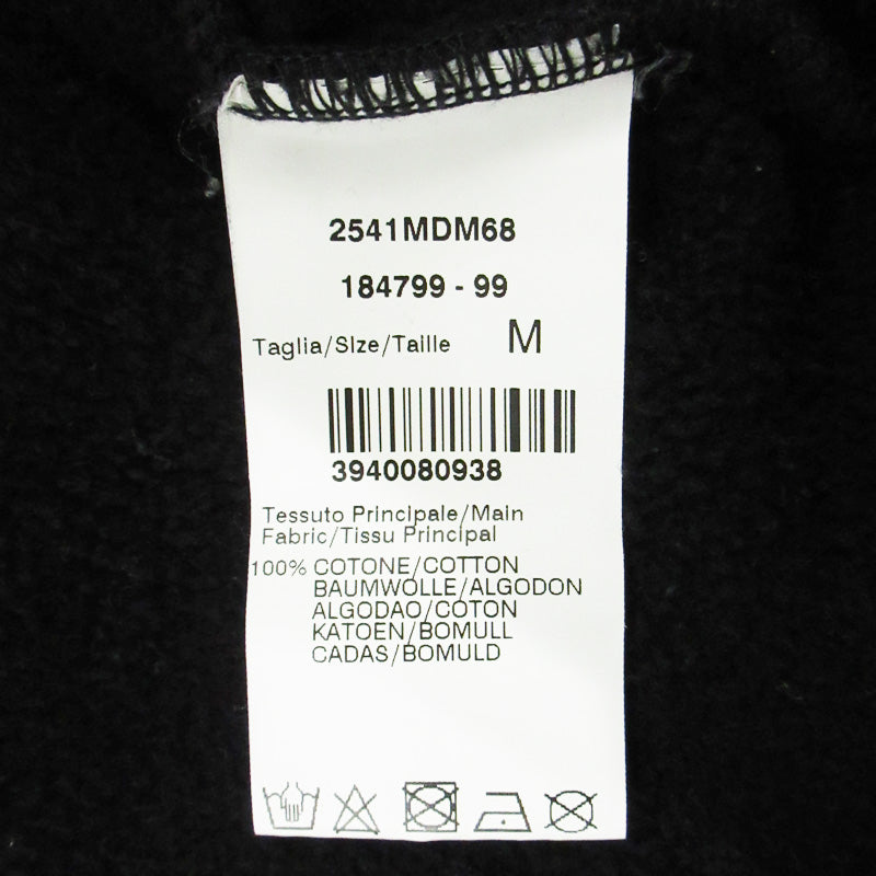 MSGM | エムエスジーエム ロゴプリント長袖パーカー 裏起毛 パーカー 2541MDM68 ブラック サイズ：表記サイズ(EU)【三重本店】