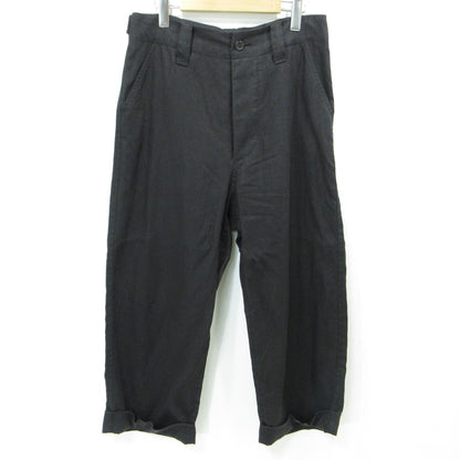 MHL | エムエイチエル リネン パンツ 579-3140015 ブラック サイズ：M【三重本店】